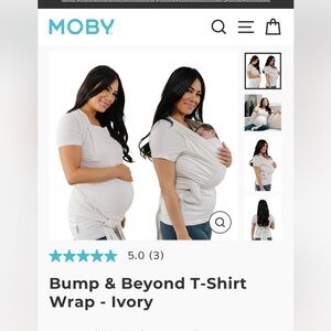 Moby bump and beyond wrap top